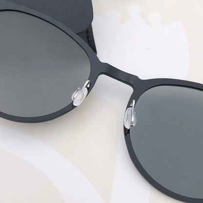 trendy titanium temples sunglasses - fabufabu design store