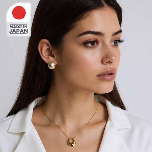 Mini Hoop Ring Pendant Necklace