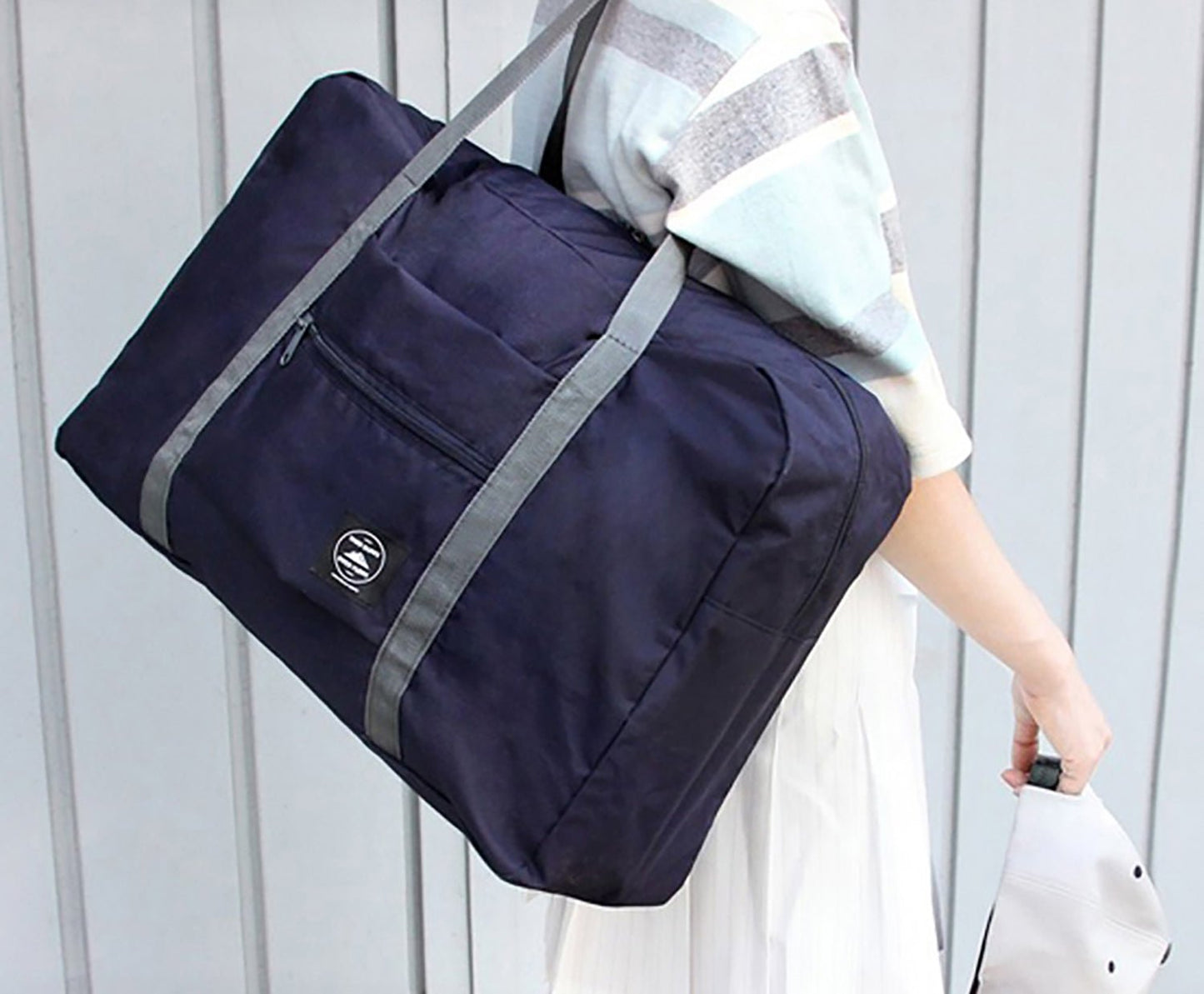 2pack Foldable Travel Duffel Bag with Fixed on the Trolley Case - fabufabu design store
