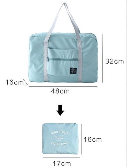 2pack Foldable Travel Duffel Bag with Fixed on the Trolley Case - fabufabu design store