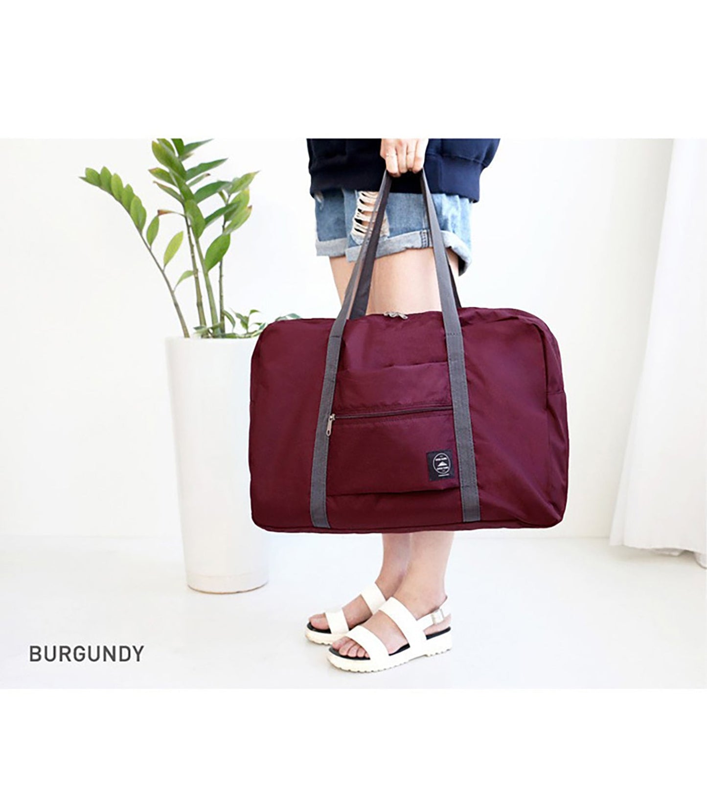 2pack Foldable Travel Duffel Bag with Fixed on the Trolley Case - fabufabu design store