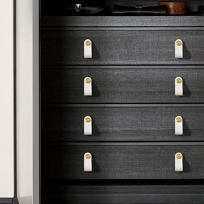 2pcs Drawer Knob Pull Leather Handle - fabufabu design store