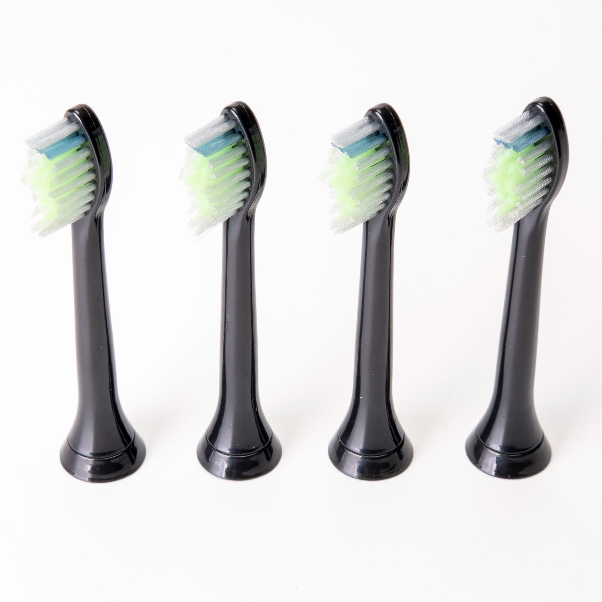 Set of three replacement toothbrush heads compatible with Philips Sonicare, designed by fabufabu design store.