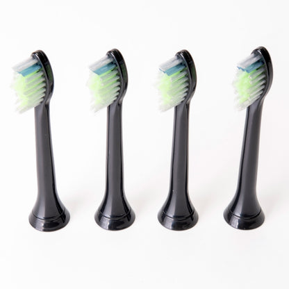 Set of three replacement toothbrush heads compatible with Philips Sonicare, designed by fabufabu design store.