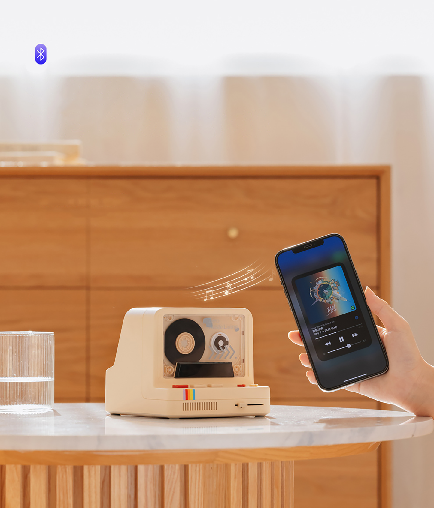 Desk Bluetooth Cassette Player Portable Stereo Tape Retro Bluetooth Speaker - fabufabu design store