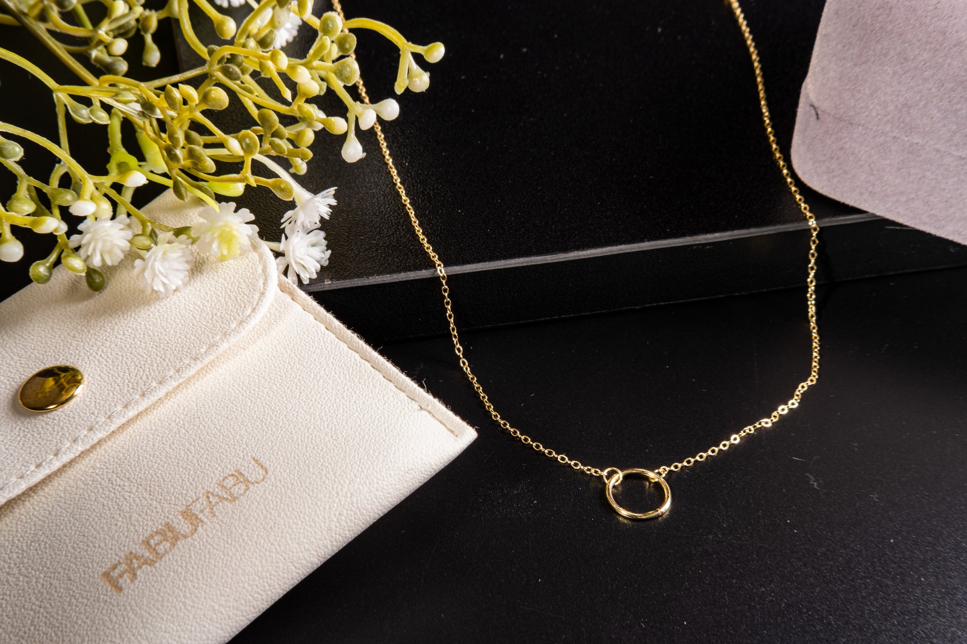 Silver layered choker necklace by Fabufabu Design Store featuring S925 sterling silver jewelry with delicate chain details.