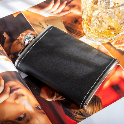 8 Oz Leak Proof Stainless Steel Pocket Hip Flask - fabufabu design store