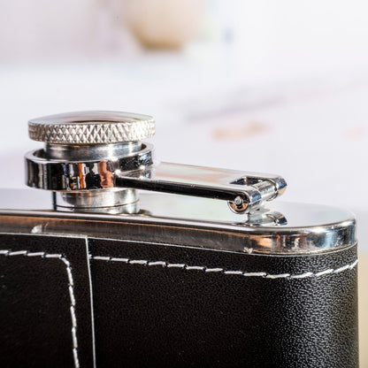 8 Oz Leak Proof Stainless Steel Pocket Hip Flask - fabufabu design store