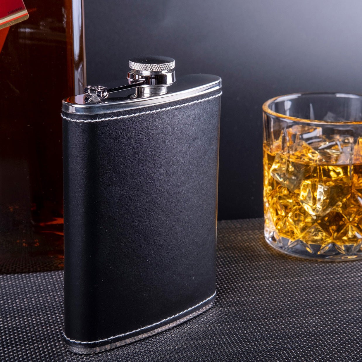 8 Oz Leak Proof Stainless Steel Pocket Hip Flask - fabufabu design store