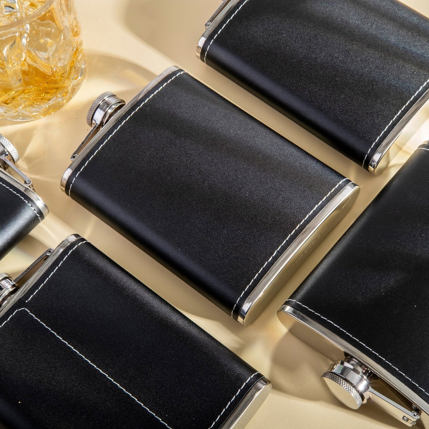 8 Oz Leak Proof Stainless Steel Pocket Hip Flask - fabufabu design store