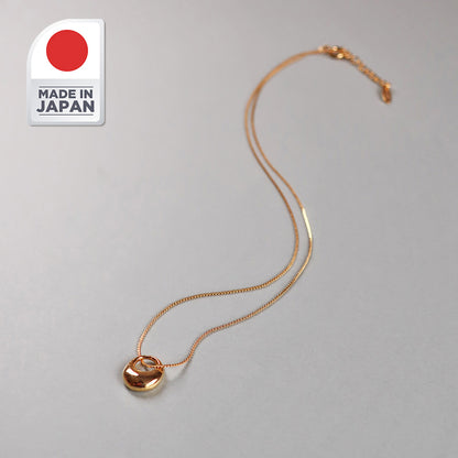 Mini Hoop Ring Pendant Necklace