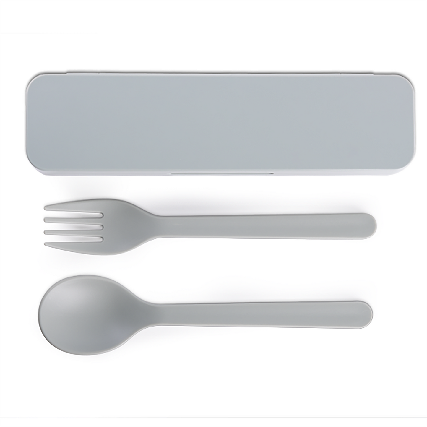 Simple Spoon and Fork Cutlery Set with Carrying Case 2 bundles set
