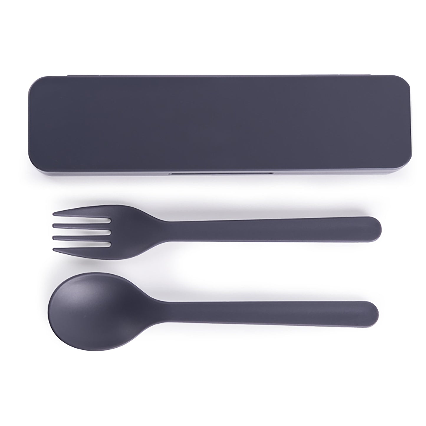 Simple Spoon and Fork Cutlery Set with Carrying Case 2 bundles set