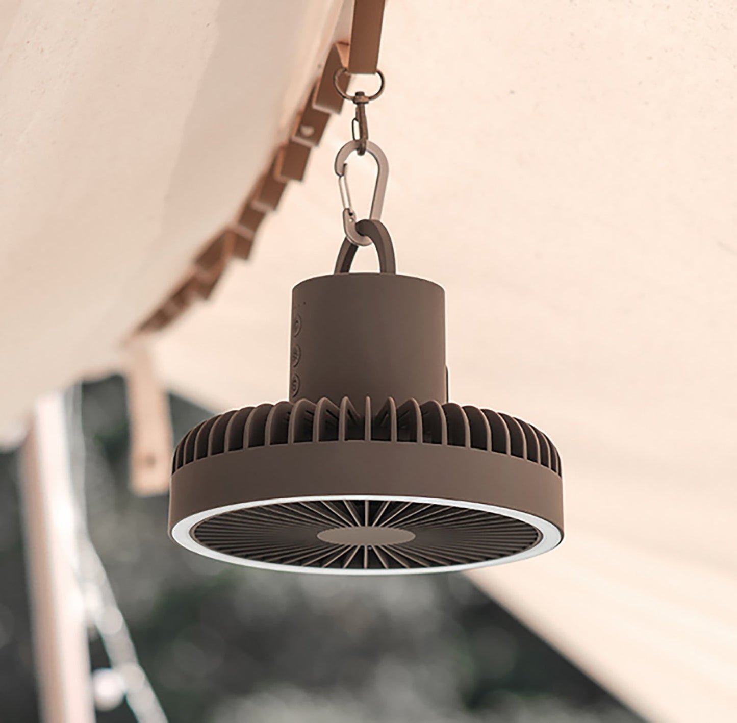 Camping fan with LED Lantern - fabufabu design store