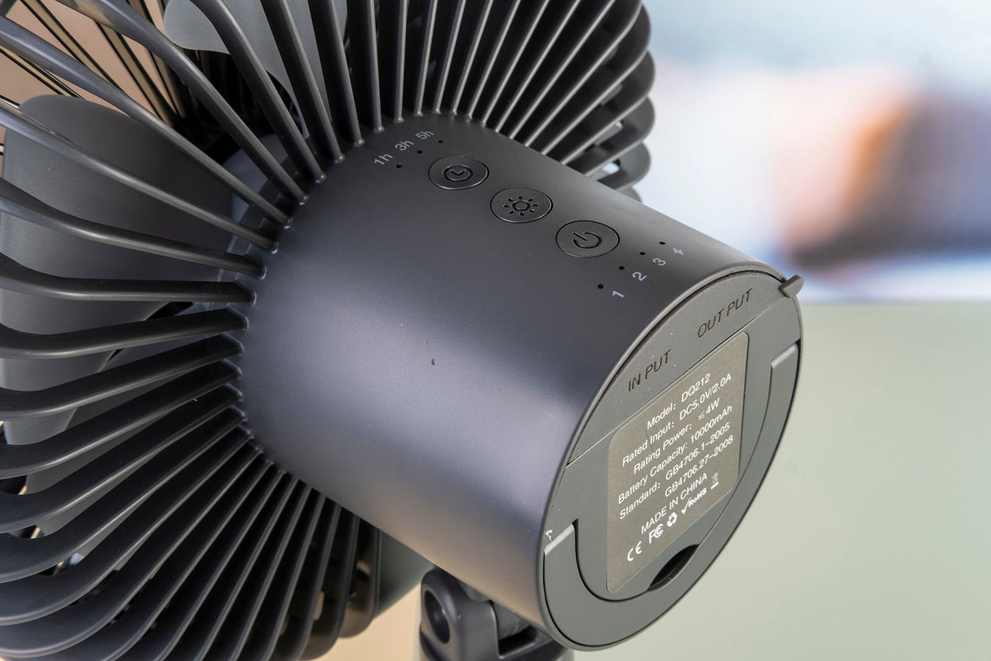 Camping fan with LED Lantern - fabufabu design store