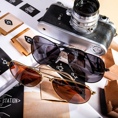 Classic Aviator Sunglasses for Men Women - fabufabu design store