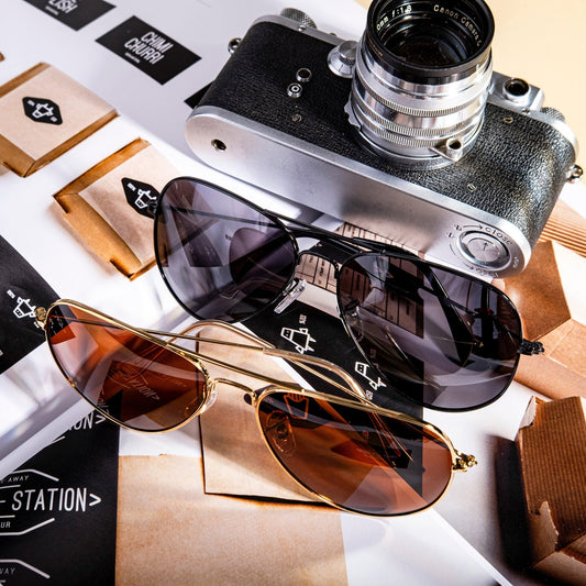 Classic Aviator Sunglasses for Men Women - fabufabu design store