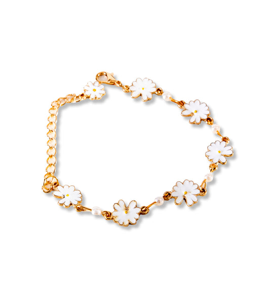 Daisy Flower Bracelet for Women