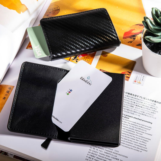 Credit Card Slim Wallet RFID Blocking - fabufabu design store