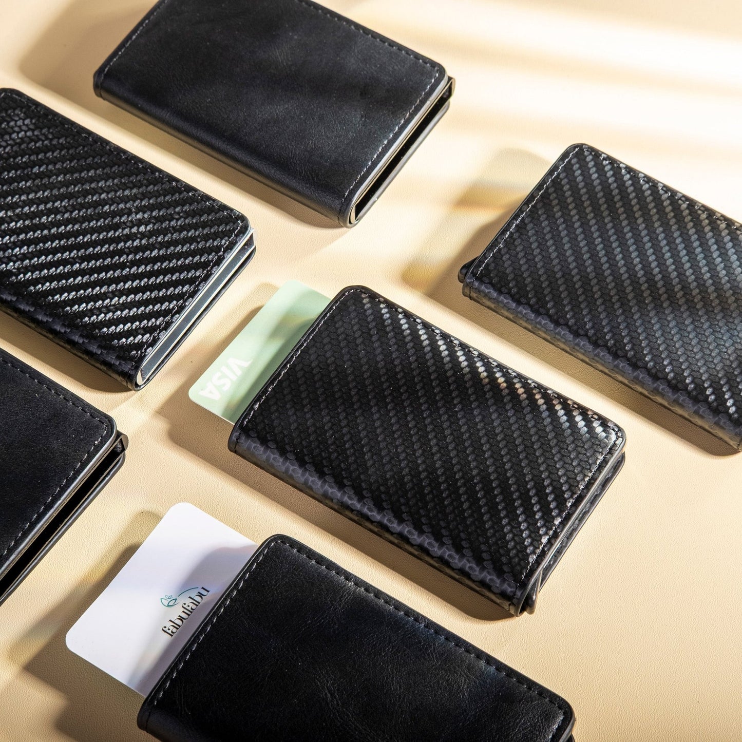 Credit Card Slim Wallet RFID Blocking - fabufabu design store