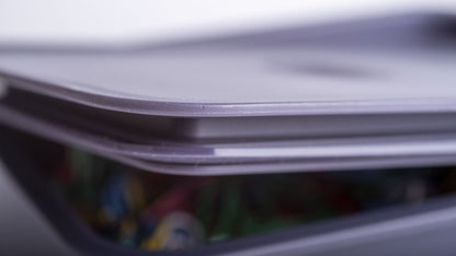 Fabufabu 2paks Small Plastic Storage Containers With Dust - proof silicone design - fabufabu design store