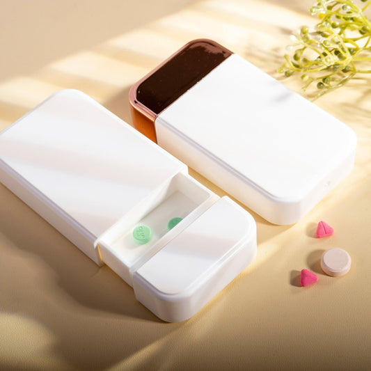 Fabufabu 4 Compartments Portable Pill Case - fabufabu design store
