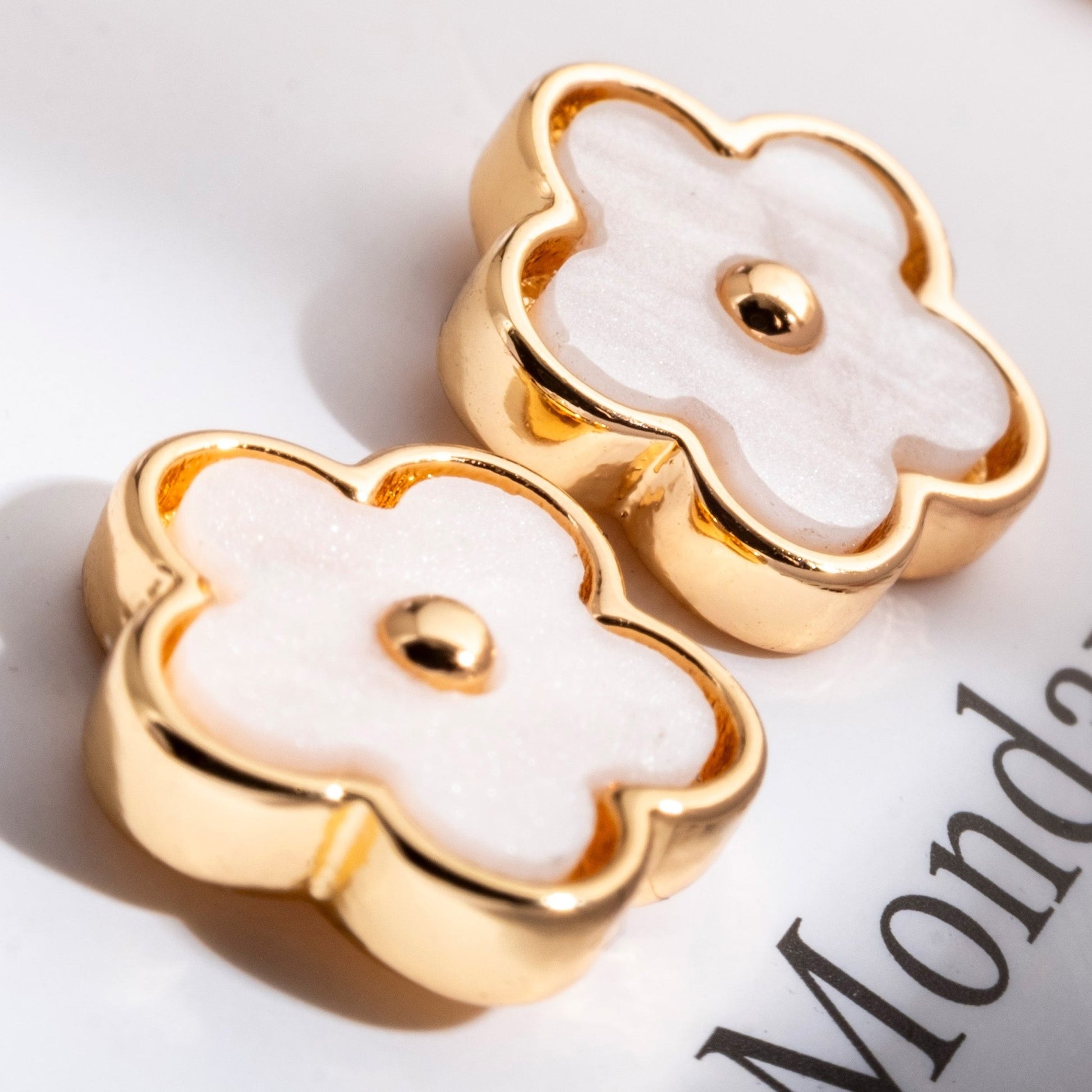 Fabufabu Copper Heart and Flower Earrings 5 Pairs Set Box - fabufabu design store