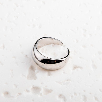 Fabufabu Gold-plated Silver-plated Alloy Dome Chunky Rings - fabufabu design store