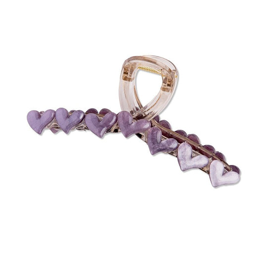 Fabufabu Korean style Large Heart Shape Big Hair Claw Clips Hair Clips - fabufabu design store
