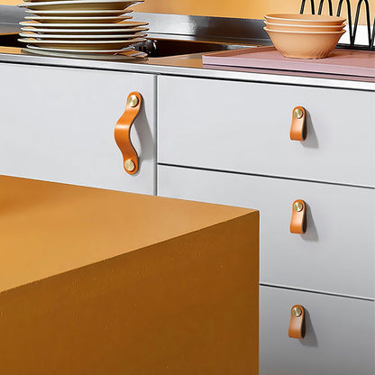 Fabufabu Leather Drawer Knob - fabufabu design store