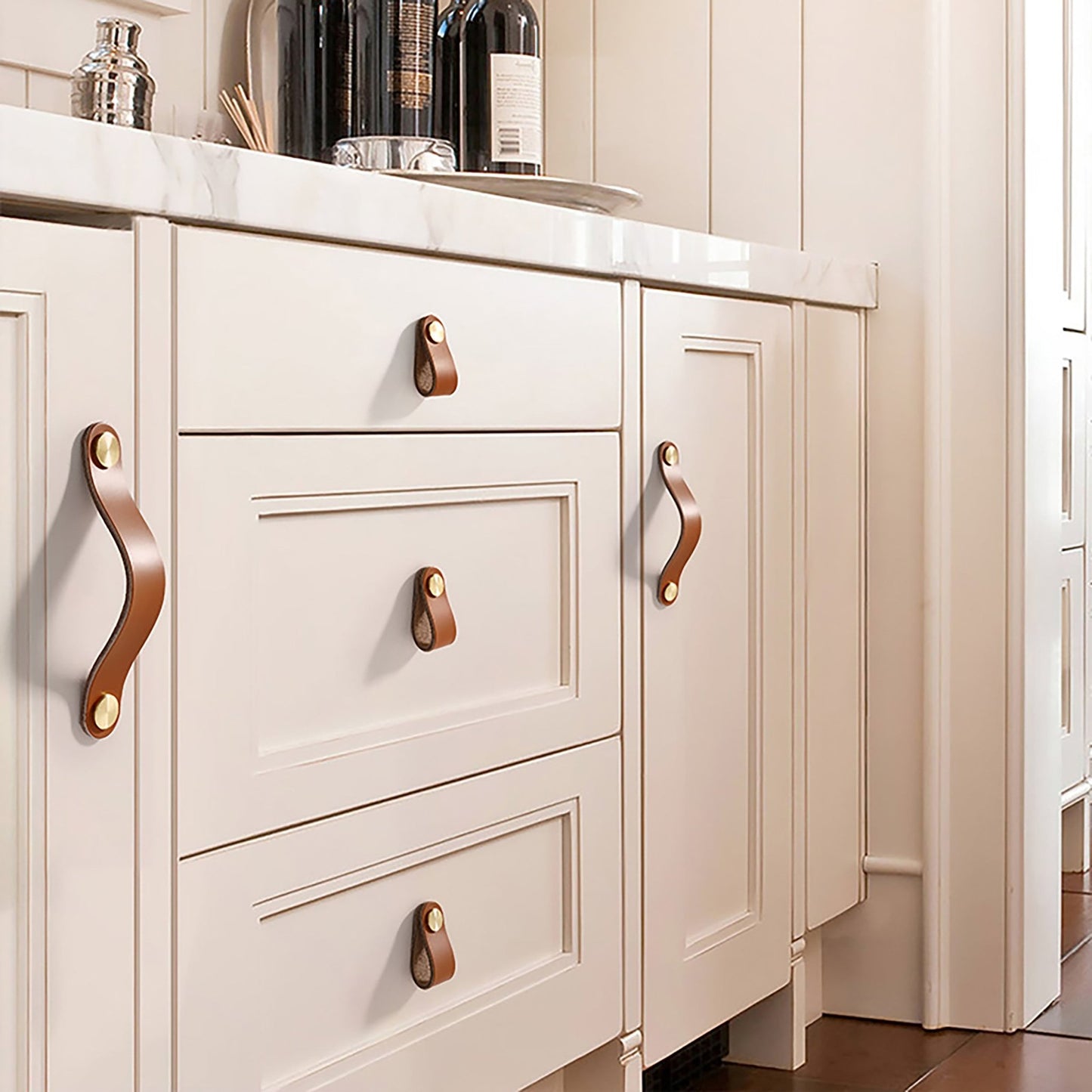 Fabufabu Leather Drawer Knob - fabufabu design store