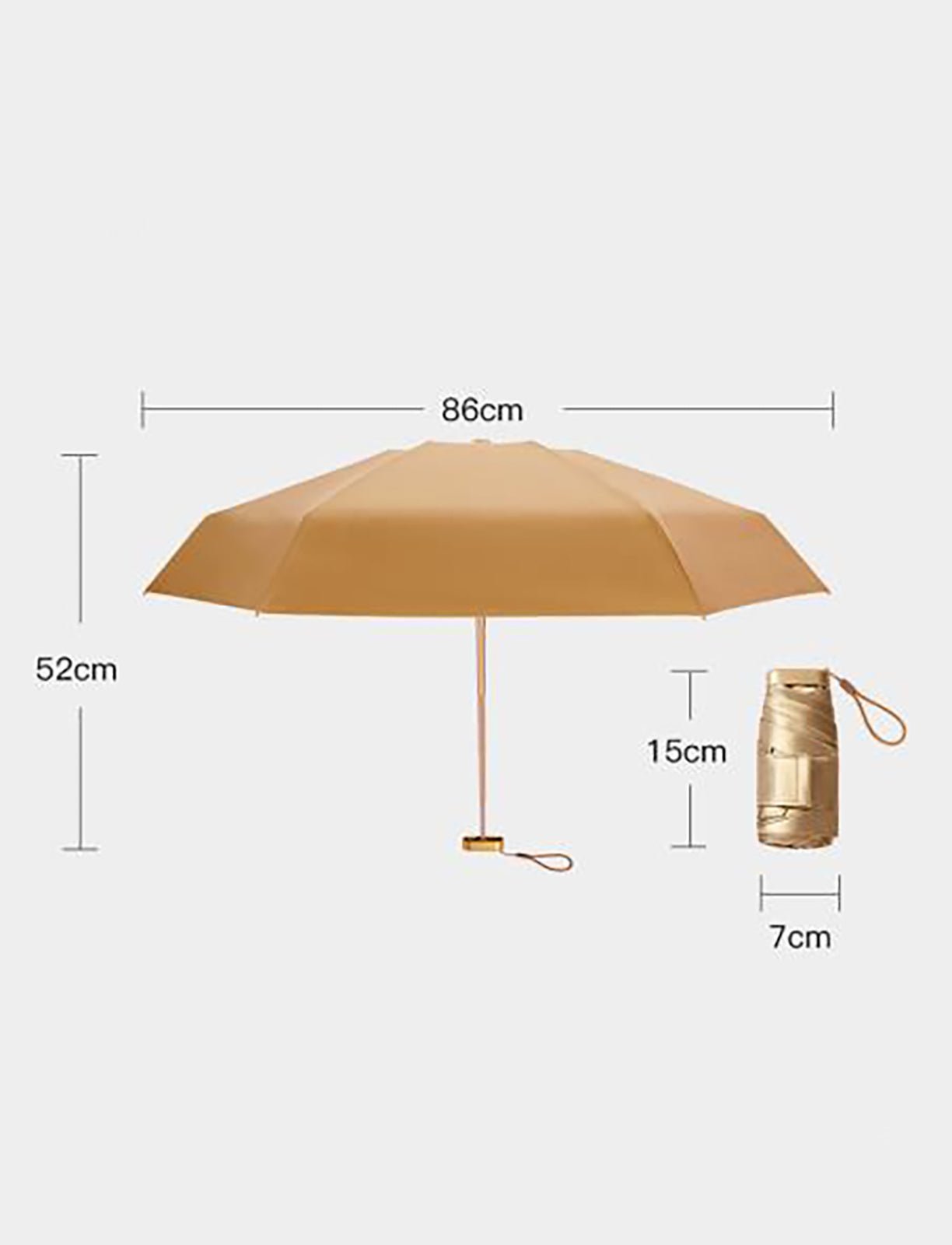 Fabufabu Mini Travel Sun Umbrella - fabufabu design store