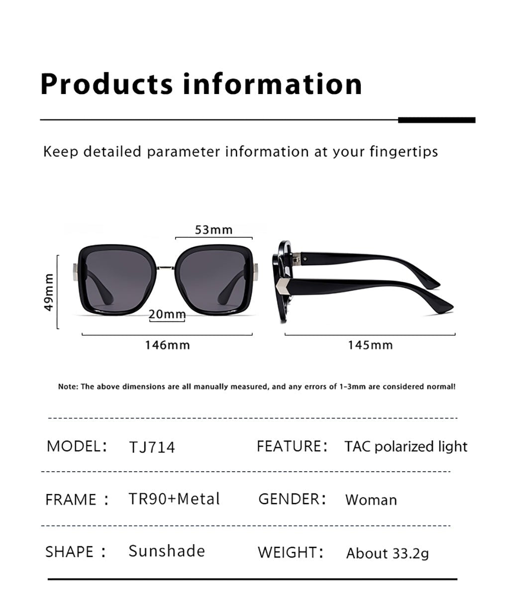 Fabufabu Oversized Square Sunglasses - fabufabu design store