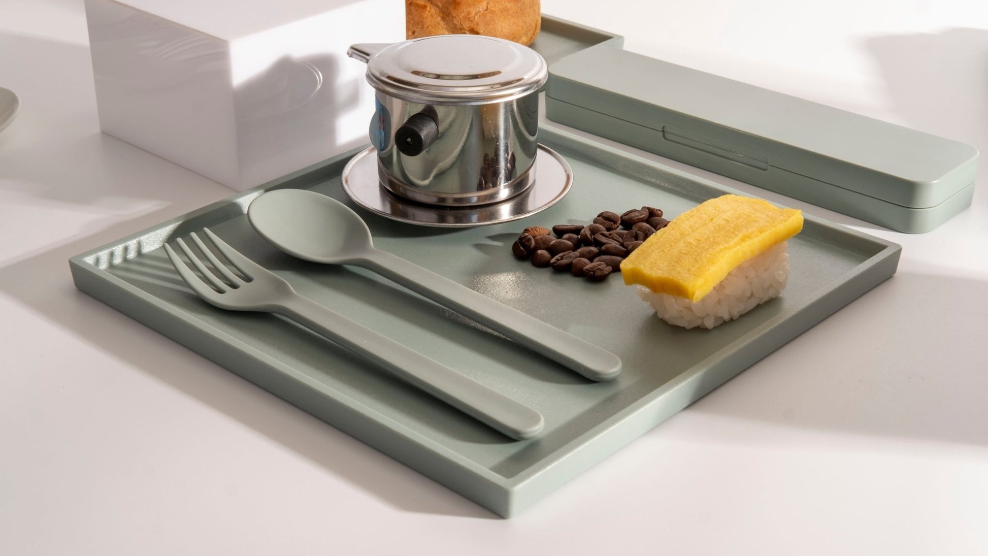 Food-grade Square Polypropylene MultipurposeTray - fabufabu design store