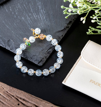 Jewelry 8mm Glass Charm Bracelet - fabufabu design store