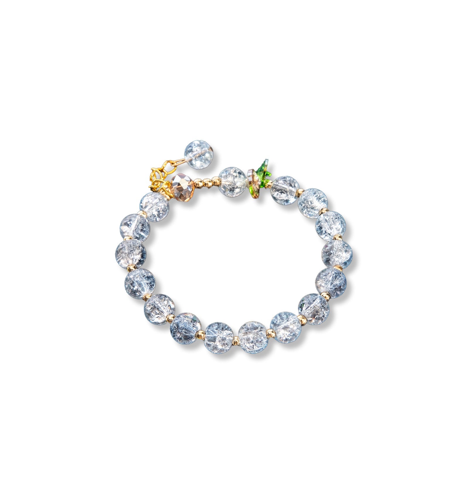 Jewelry 8mm Glass Charm Bracelet - fabufabu design store