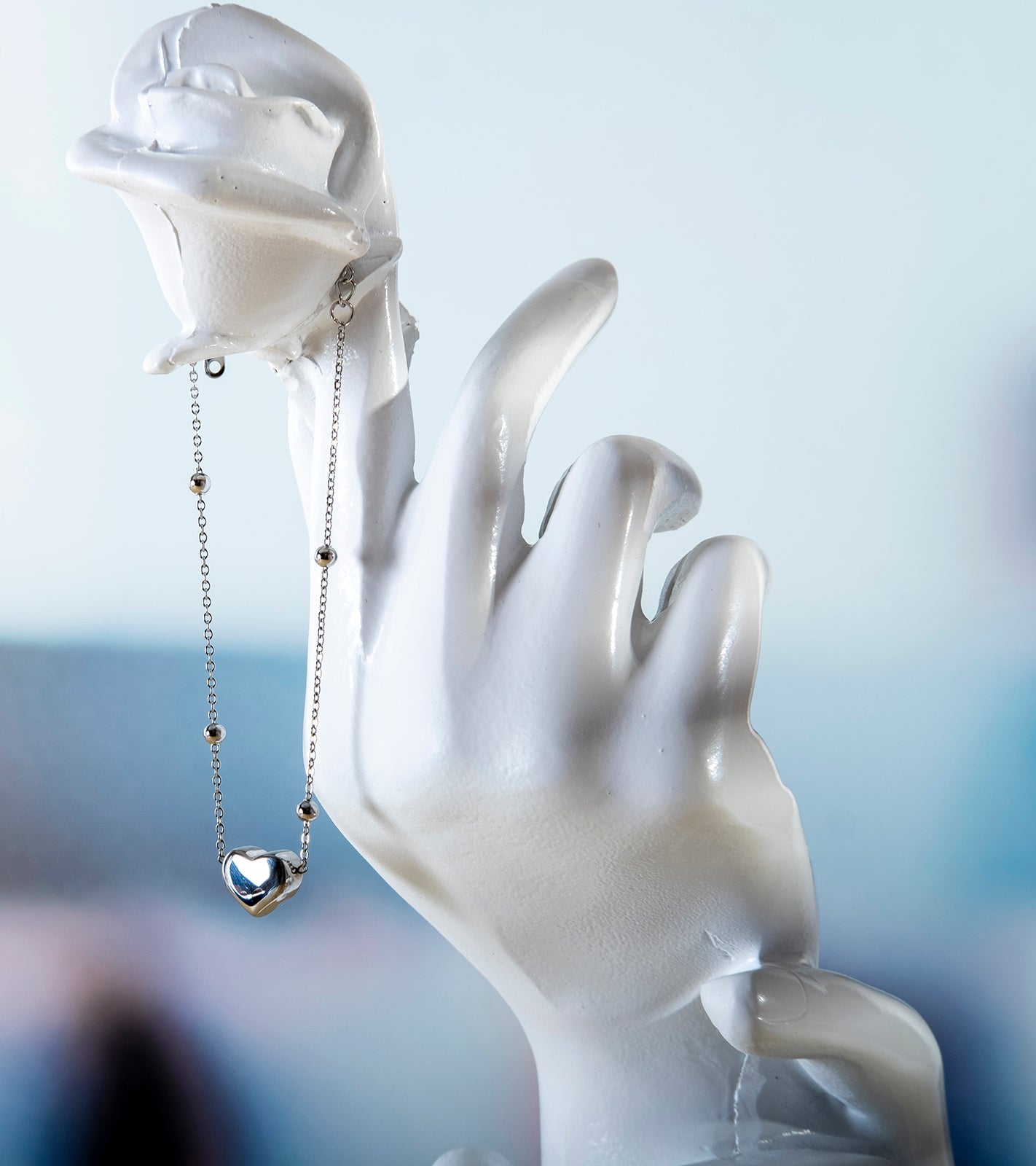 Love Heart Charm Chain Bracelet titanium steel Lucky Bracelet - fabufabu design store