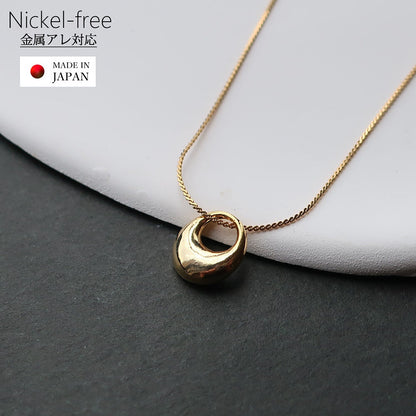 Mini Hoop Ring Pendant Necklace - fabufabu design store