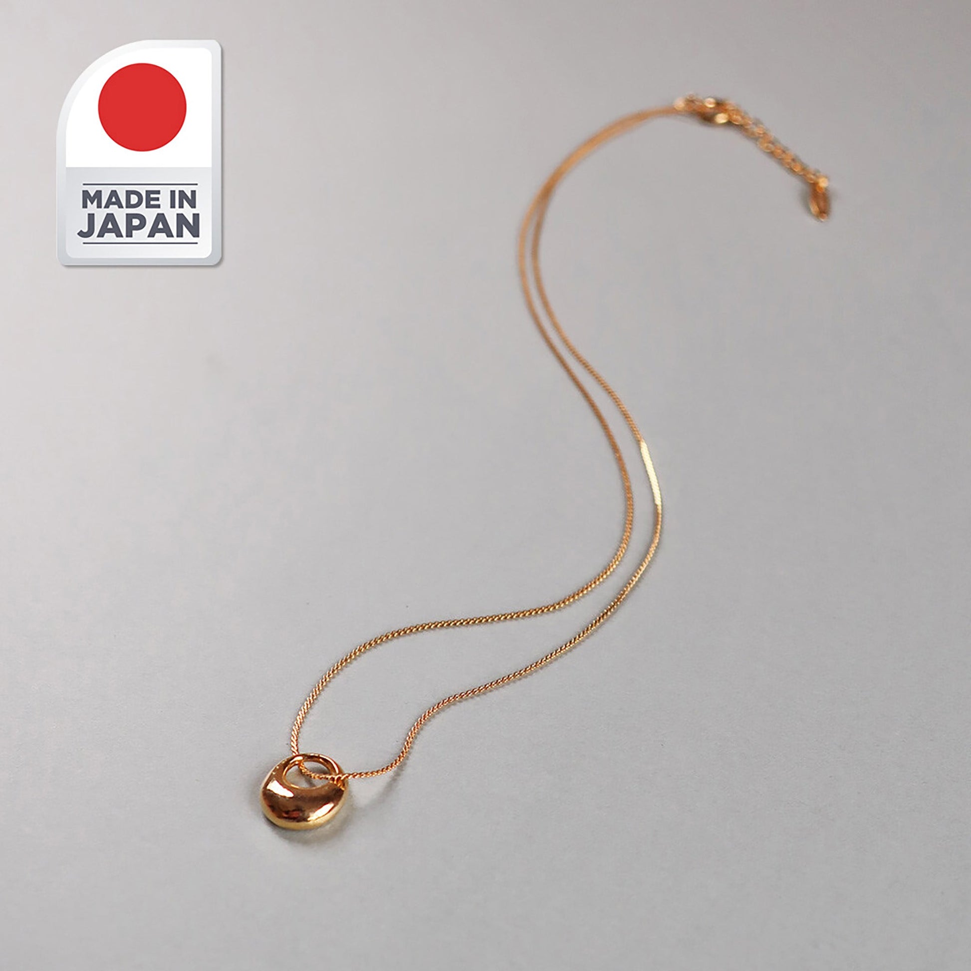 Mini Hoop Ring Pendant Necklace - fabufabu design store