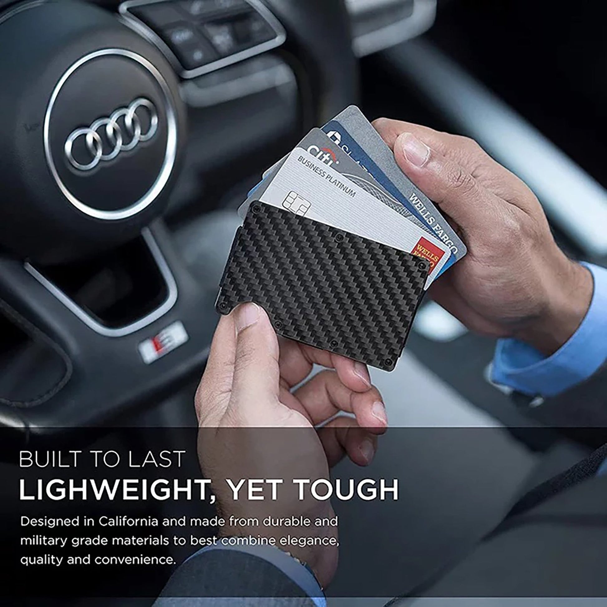 Minimalist Wallet for Men RFID Blocking - fabufabu design store