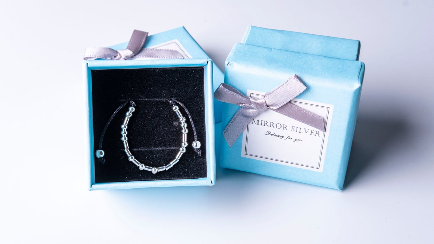 Morse Code Bracelet Couple Distance Matching - fabufabu design store