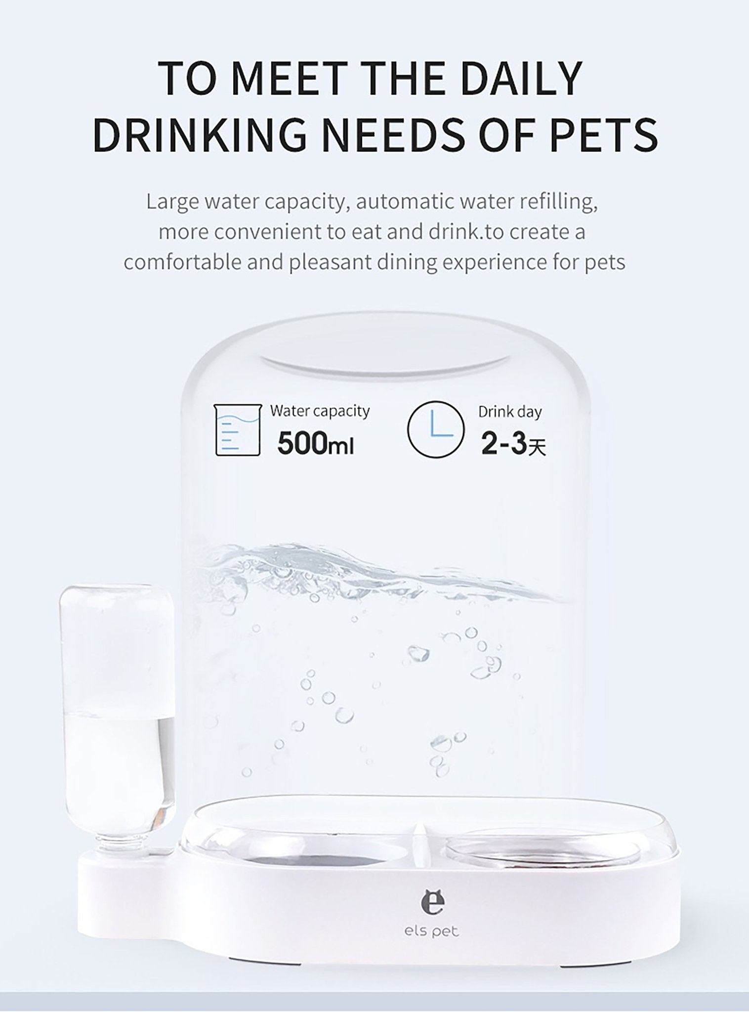 Pet 2 - in - 1 Water Bowl and Food Bowl - fabufabu design store