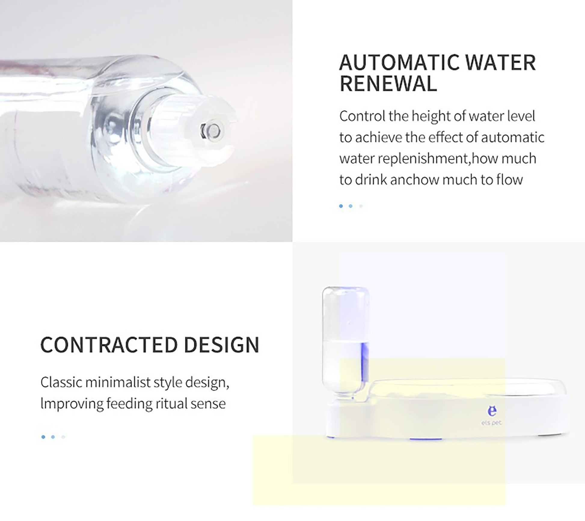 Pet 2 - in - 1 Water Bowl and Food Bowl - fabufabu design store