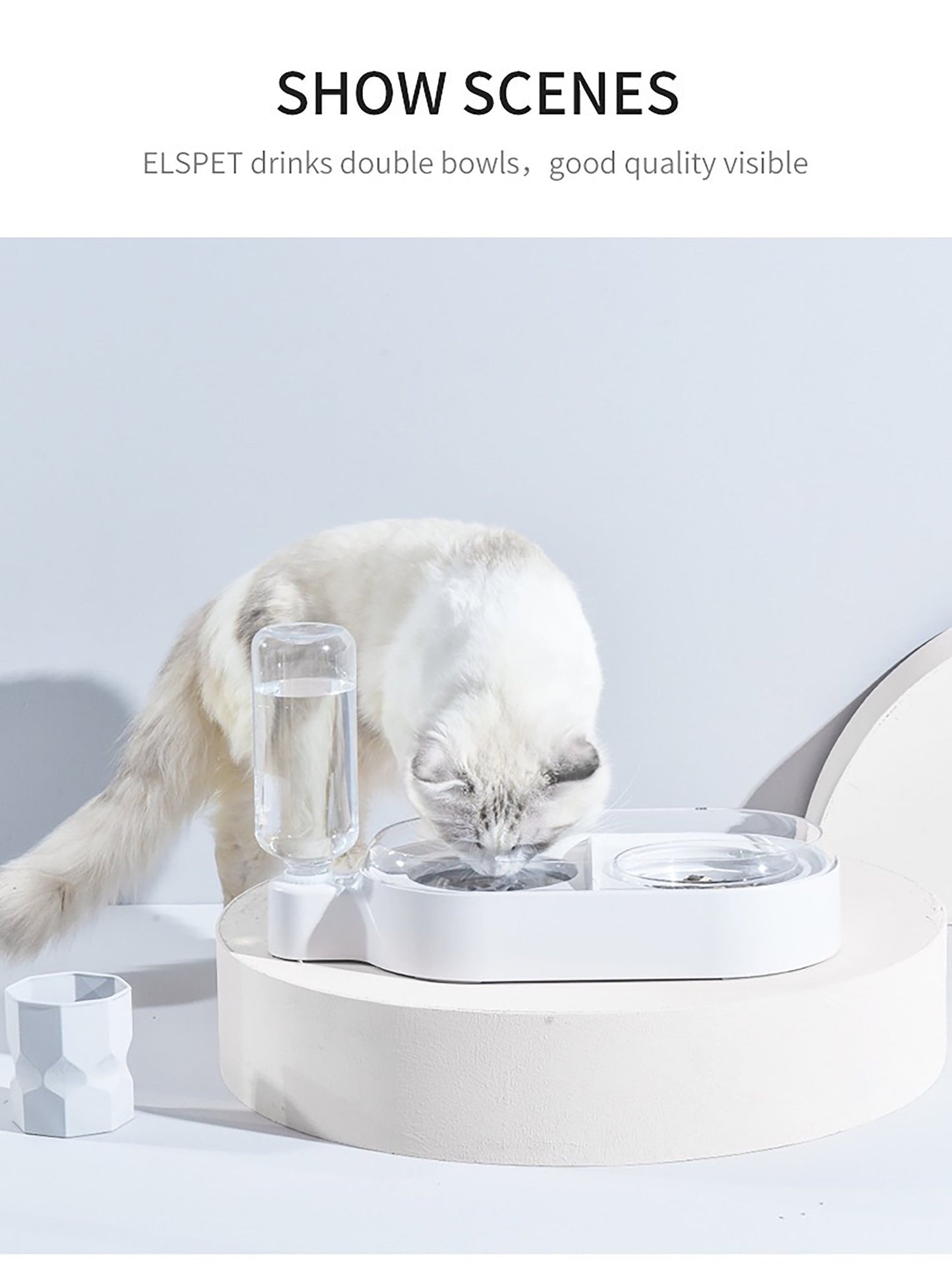 Pet 2 - in - 1 Water Bowl and Food Bowl - fabufabu design store