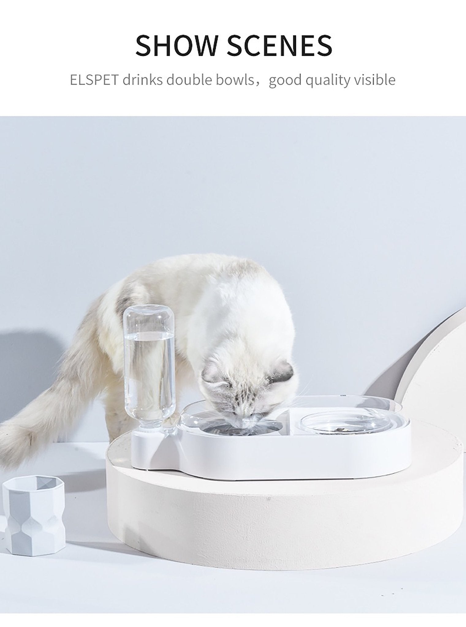 Pet 2 - in - 1 Water Bowl and Food Bowl - fabufabu design store