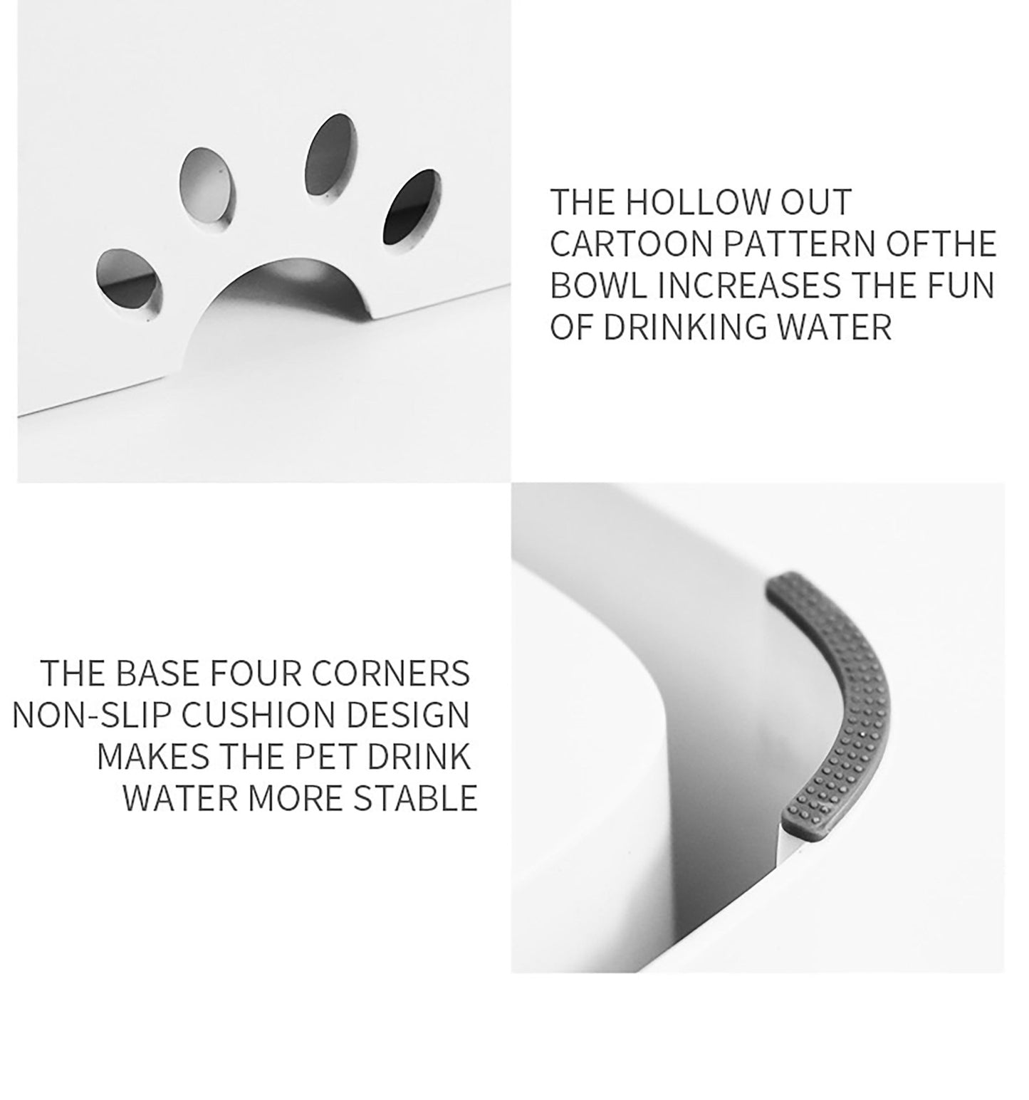 Pet Water Bowl No Drip Slow Water Feeder for Dogs & Cats - fabufabu design store