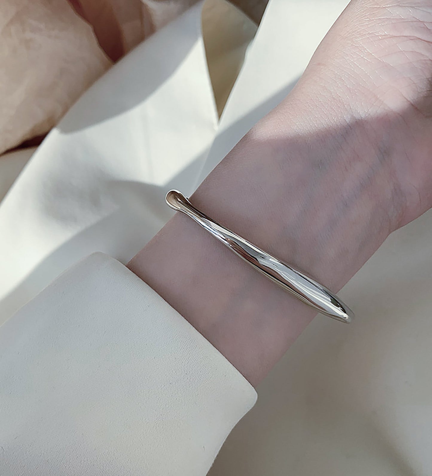 Platinum - plated Genuine Silver Bracelet - fabufabu design store