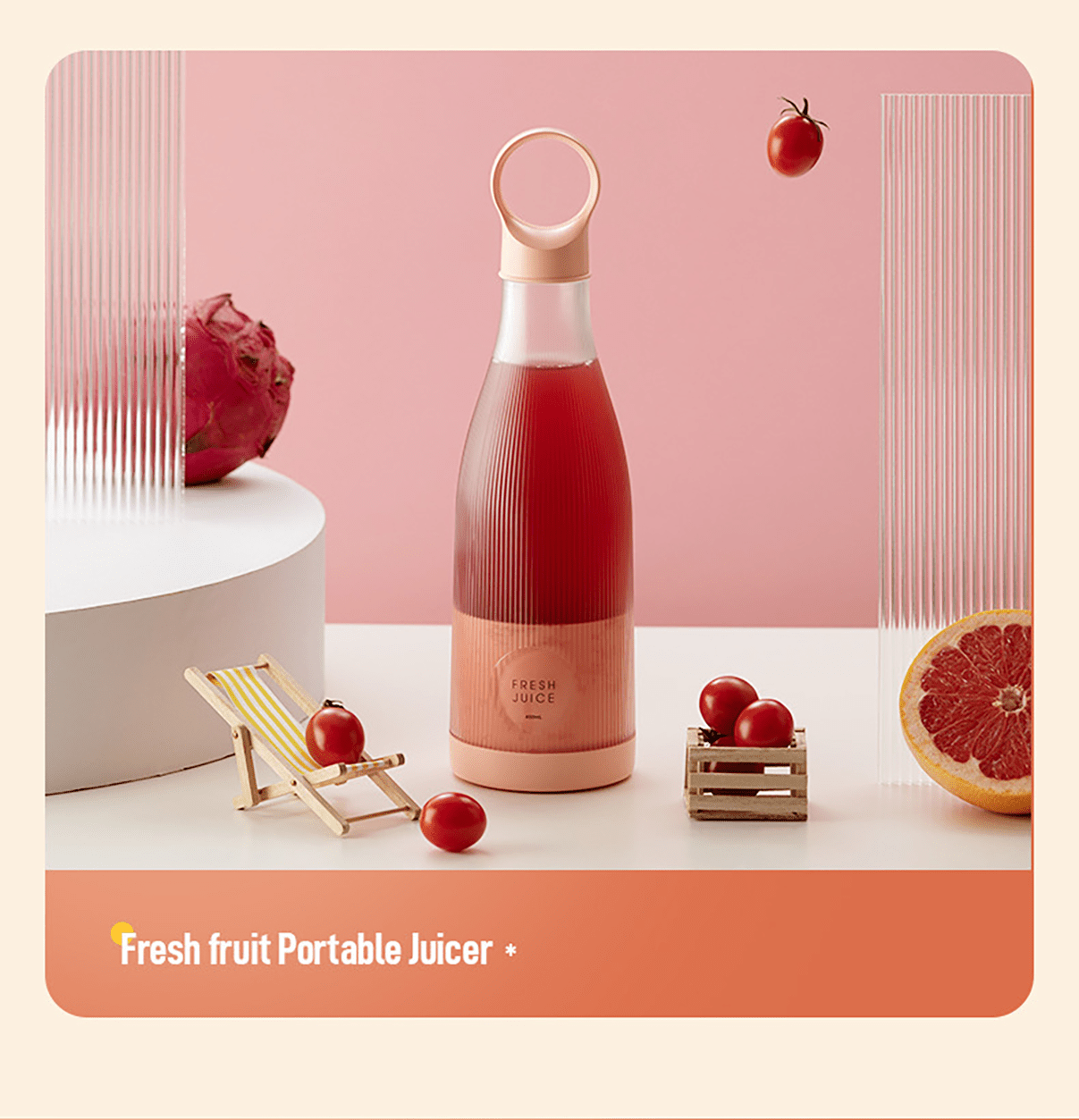 Portable Mini Blender for Fresh Juice - fabufabu design store