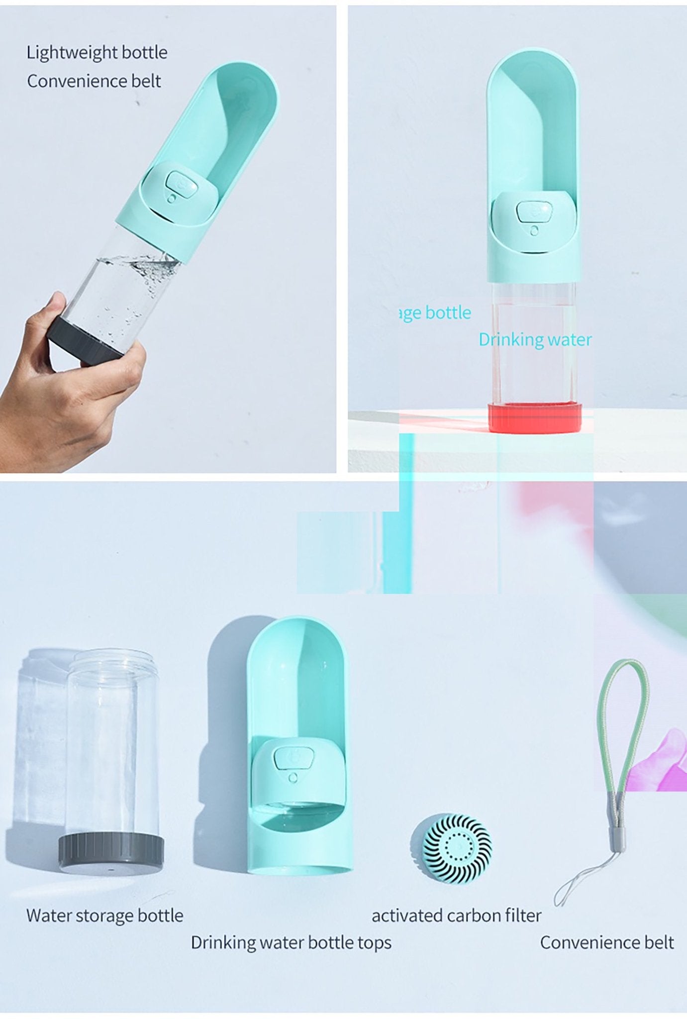 Portable Water Bottle for Pets - fabufabu design store