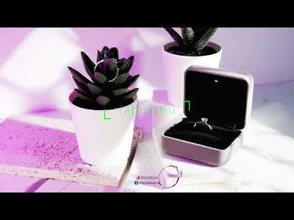 Solitaire Moissanite Heart-to-Heart Ring